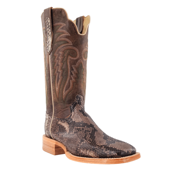 R Watson | Men's Python Belly Wide Square 13"- RUSTIC R Watson | Men's Python Belly Wide Square 13"- RUSTIC